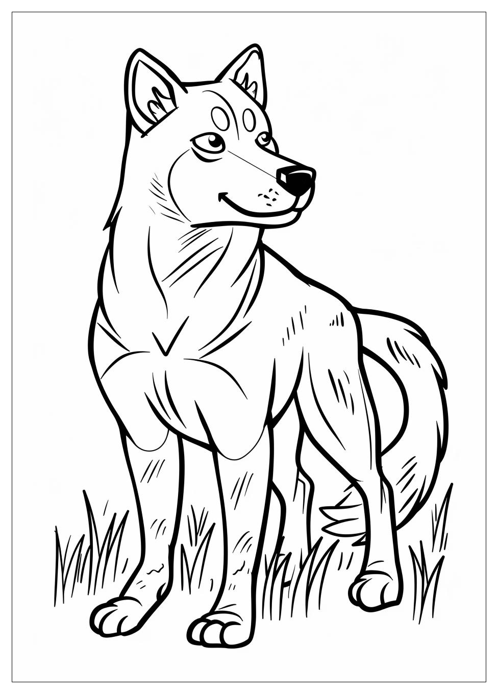 Husky Coloring Pages-12