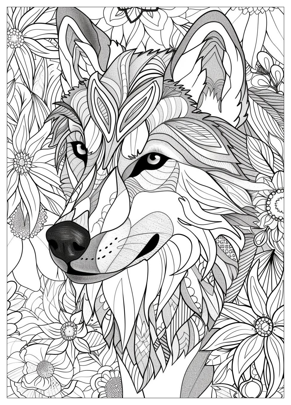 Husky Coloring Pages-15