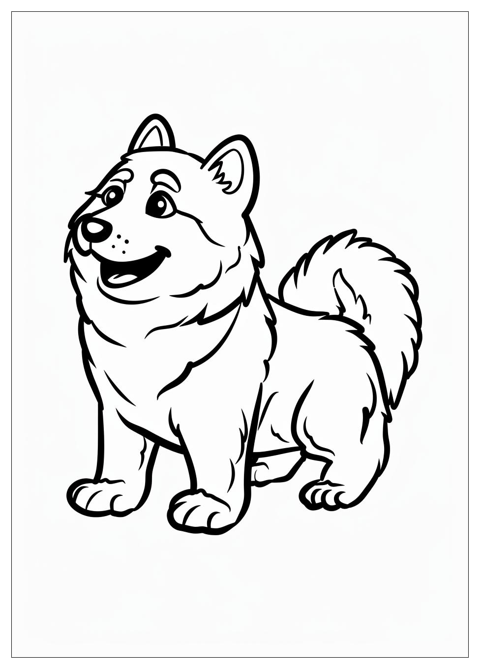 Husky Coloring Pages-3