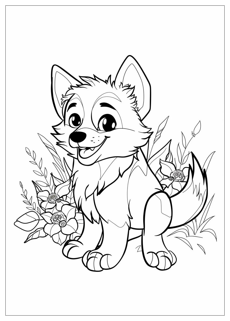 Husky Coloring Pages-8