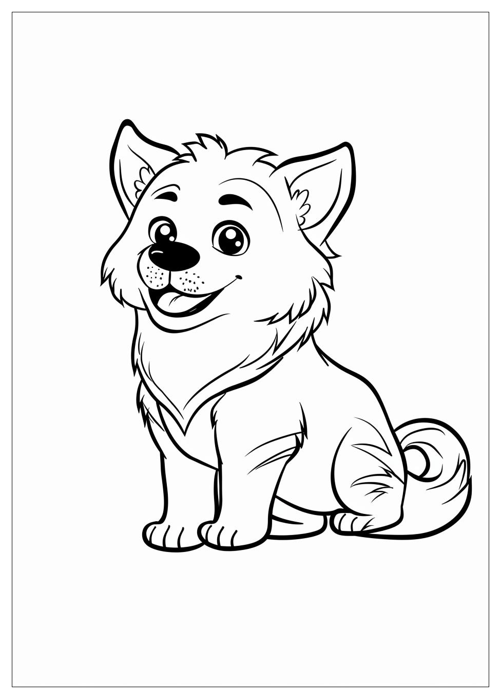 Husky Coloring Pages-9