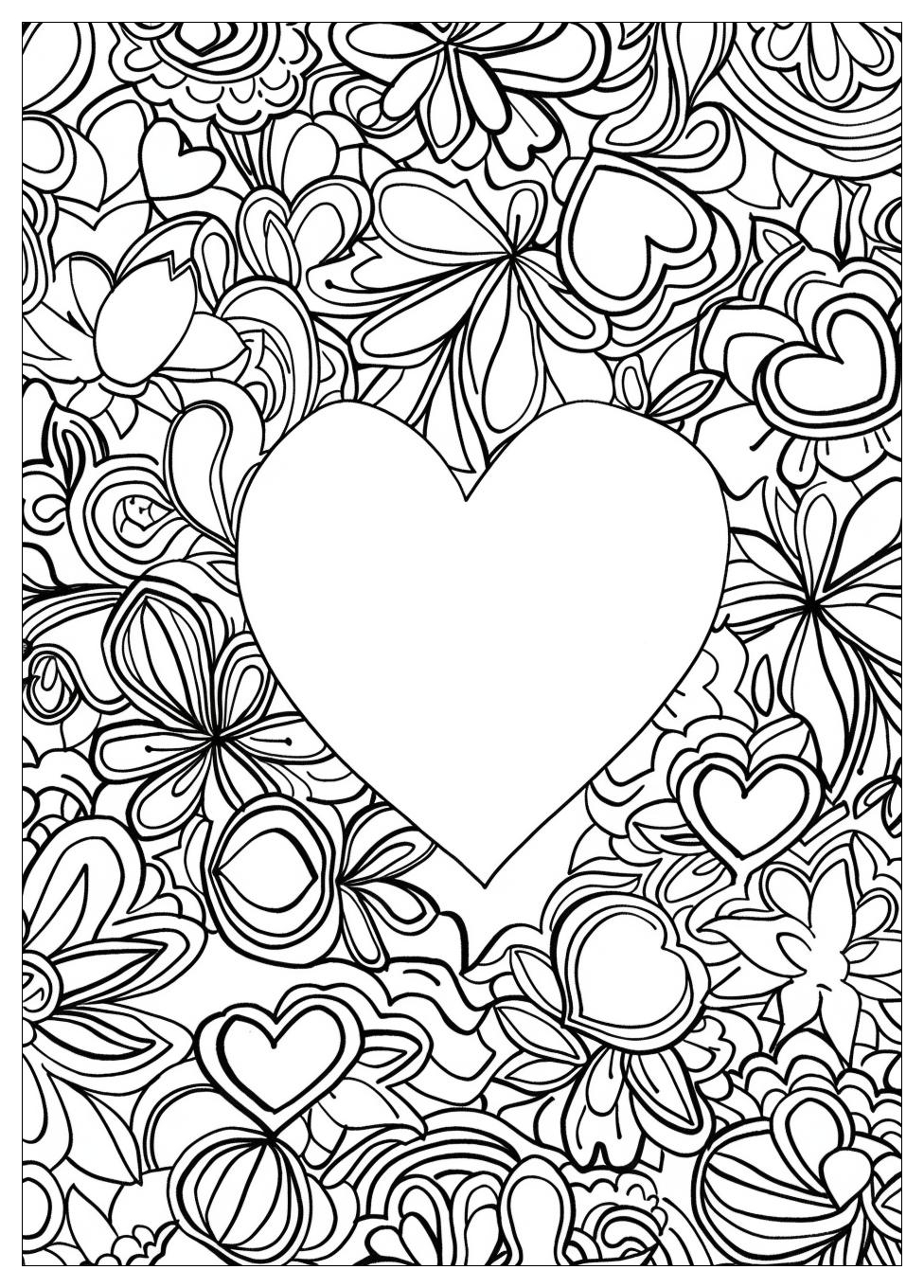 I Love You Coloring Pages-7