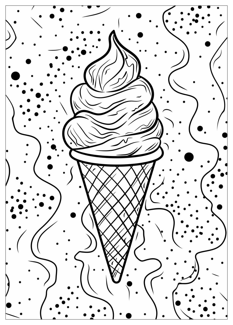 Ice Cream Coloring Pages-10