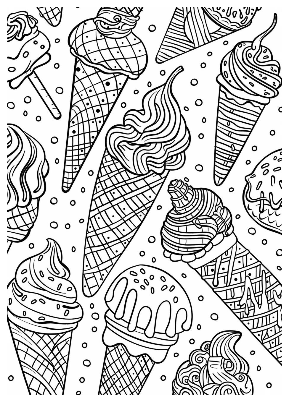 Ice Cream Coloring Pages-2