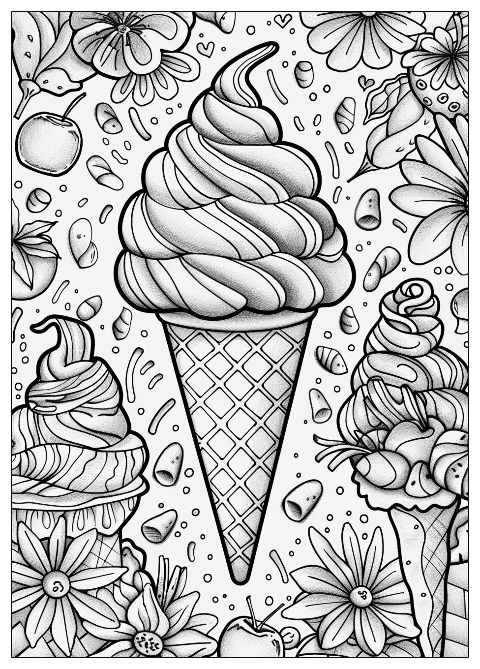 Ice Cream Coloring Pages-26