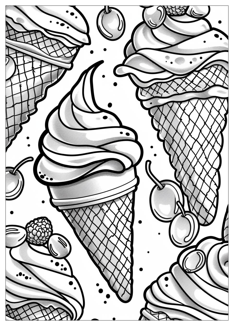 Ice Cream Coloring Pages-28