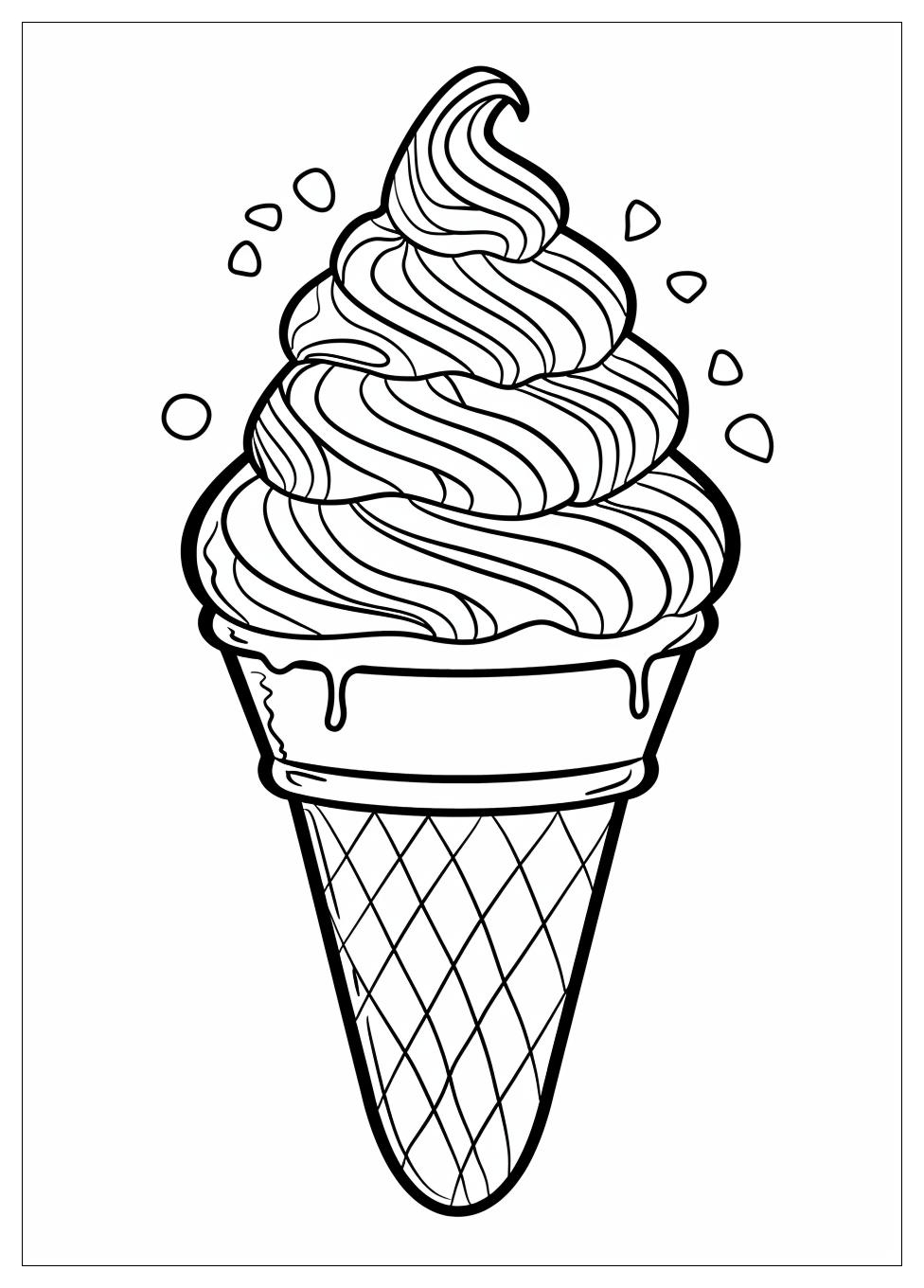 Ice Cream Coloring Pages-3