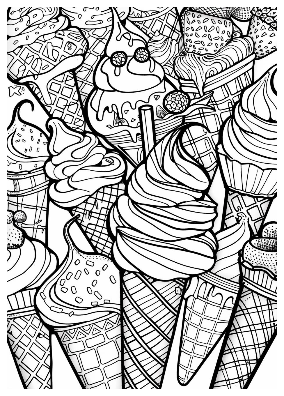 Ice Cream Coloring Pages-30