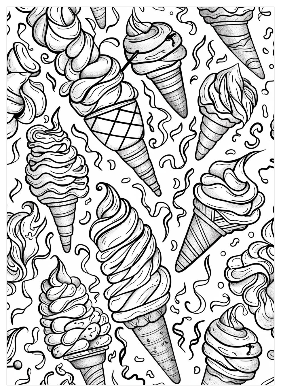 Ice Cream Coloring Pages-32