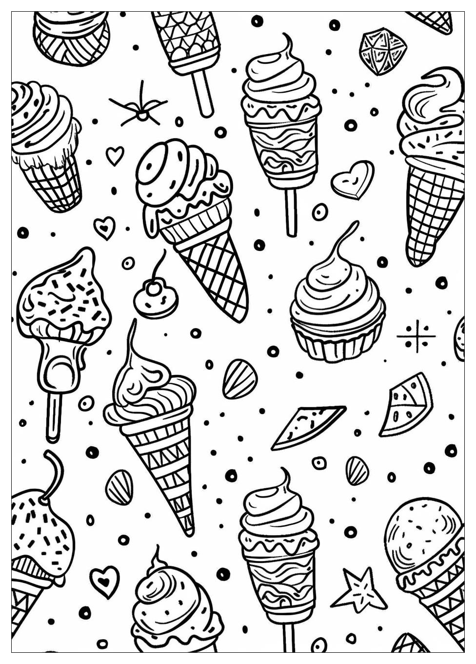 Ice Cream Coloring Pages-6