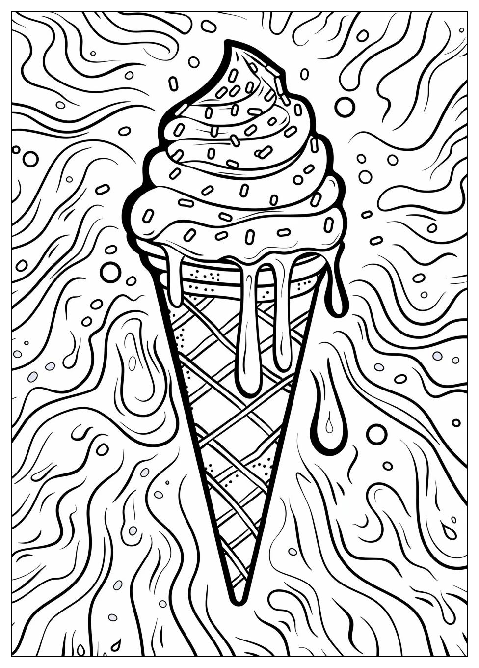 Ice Cream Coloring Pages-7