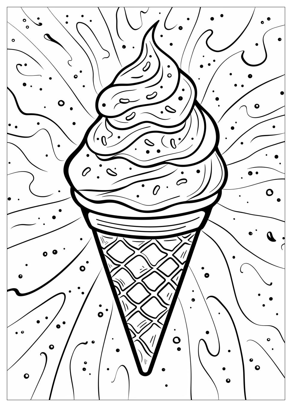 Ice Cream Coloring Pages-8