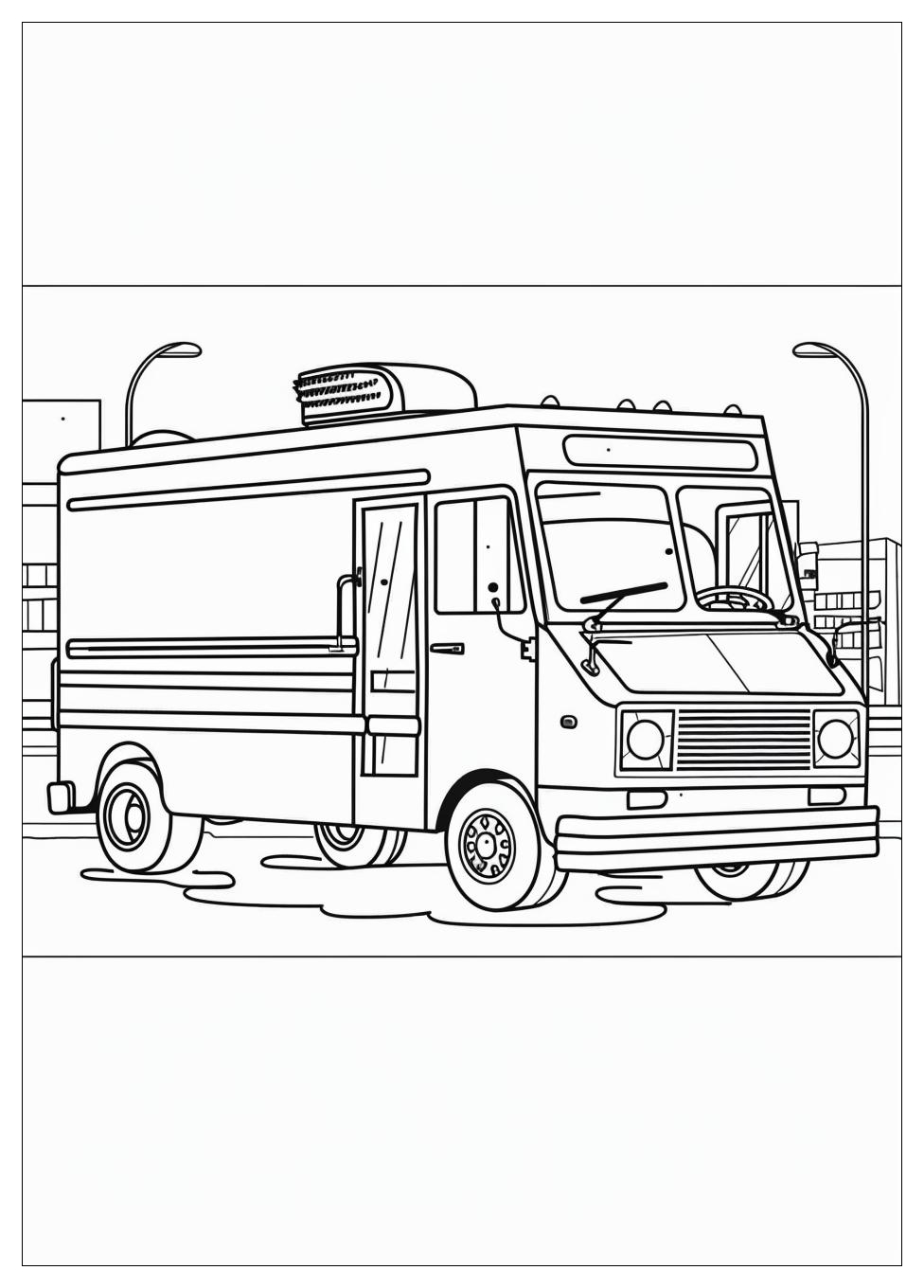 Ice Cream Truck Coloring Pages-1