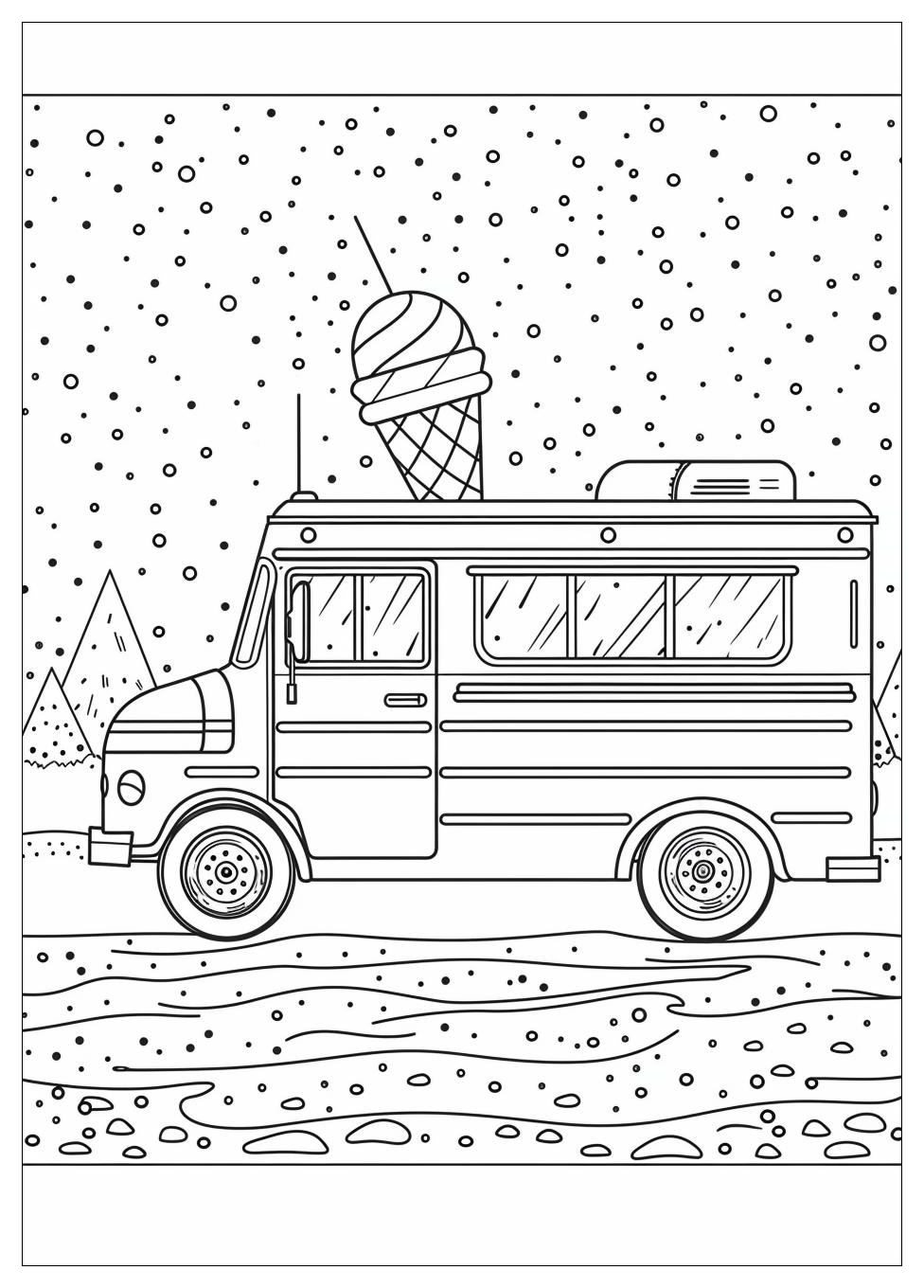 Ice Cream Truck Coloring Pages-17