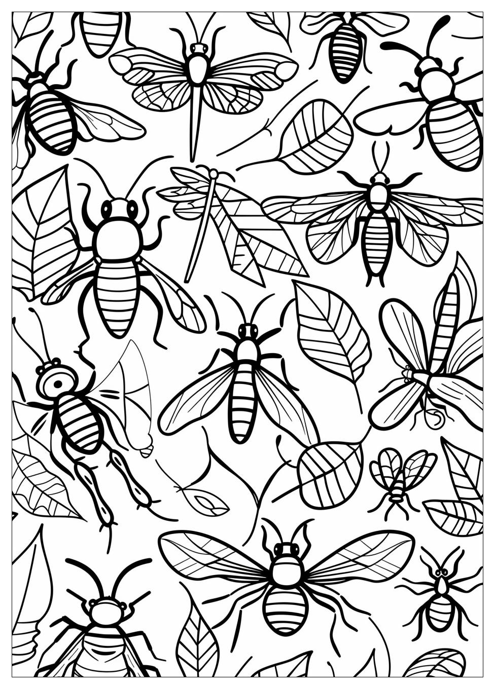 Insects Coloring Pages-1