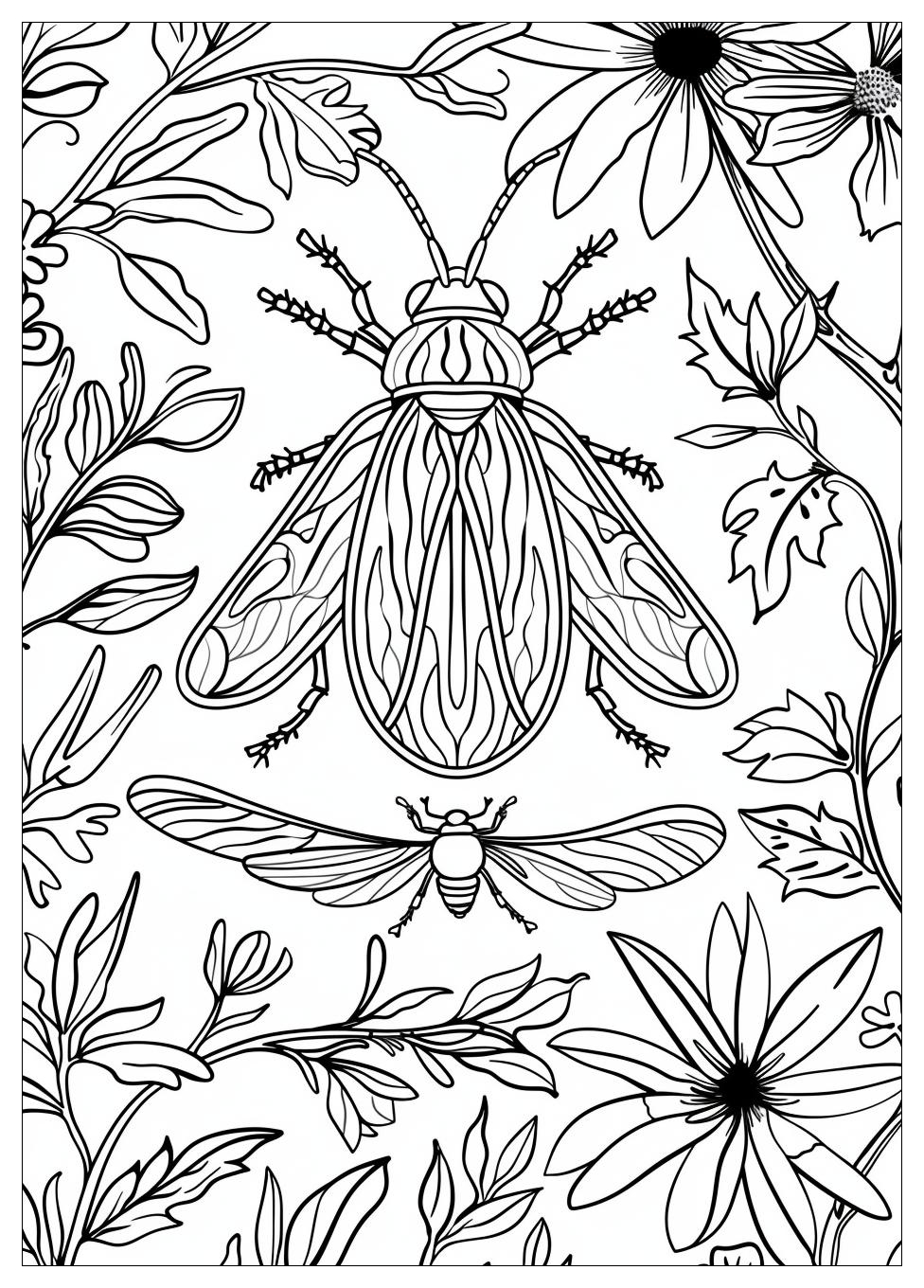 Insects Coloring Pages-12