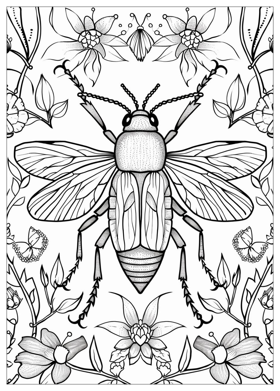 Insects Coloring Pages-13