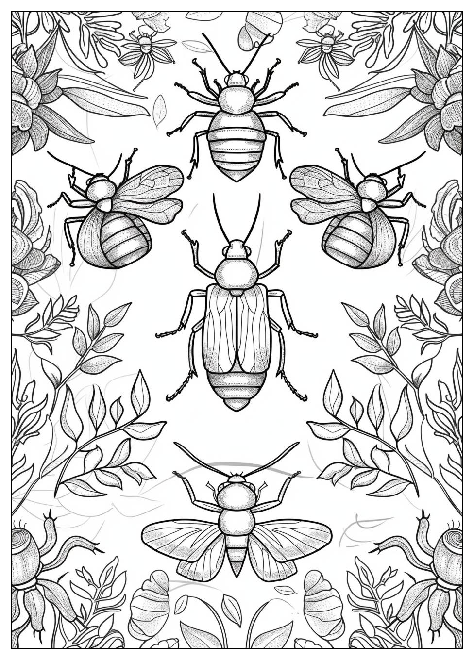 Insects Coloring Pages-2