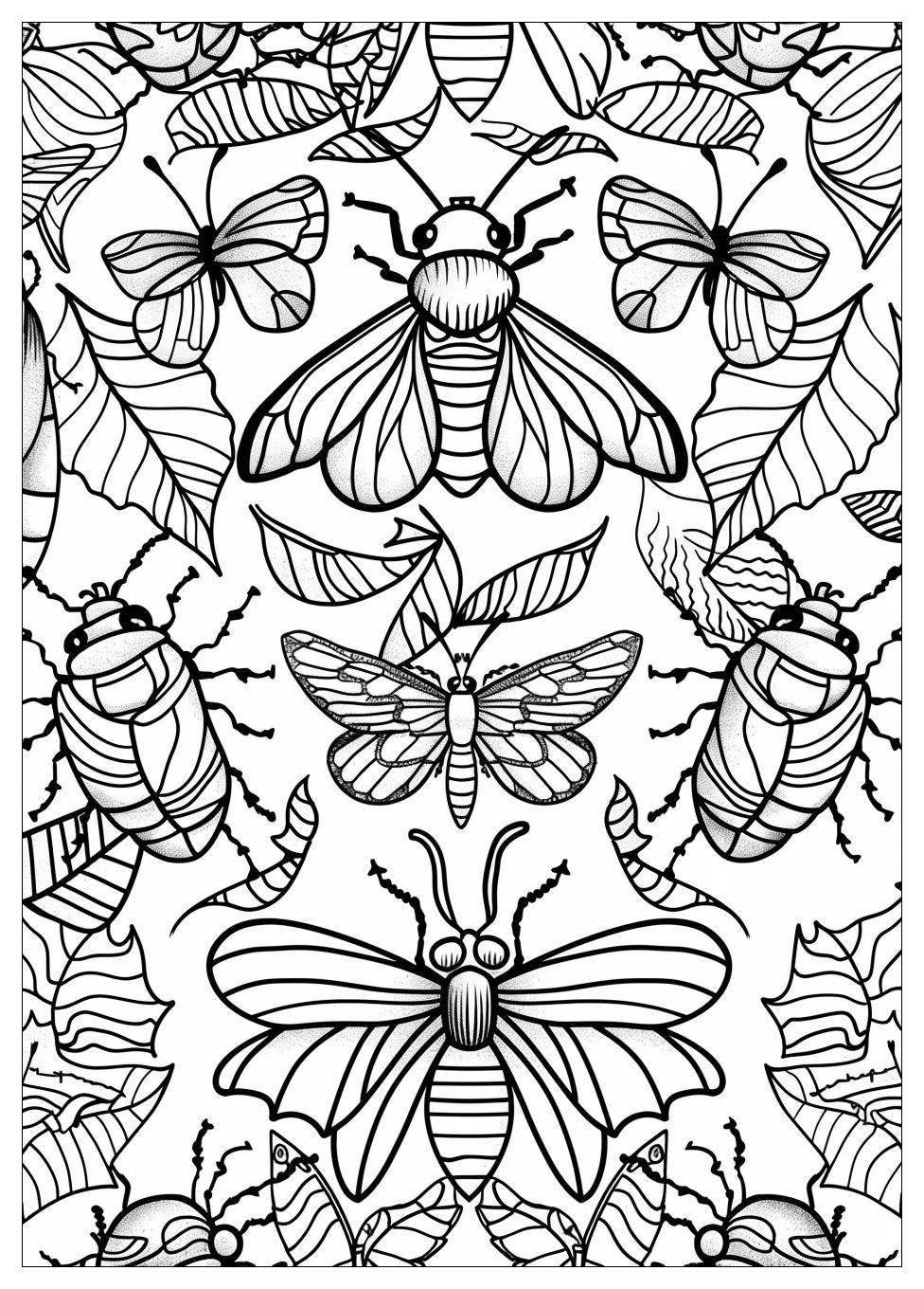 Insects Coloring Pages-3