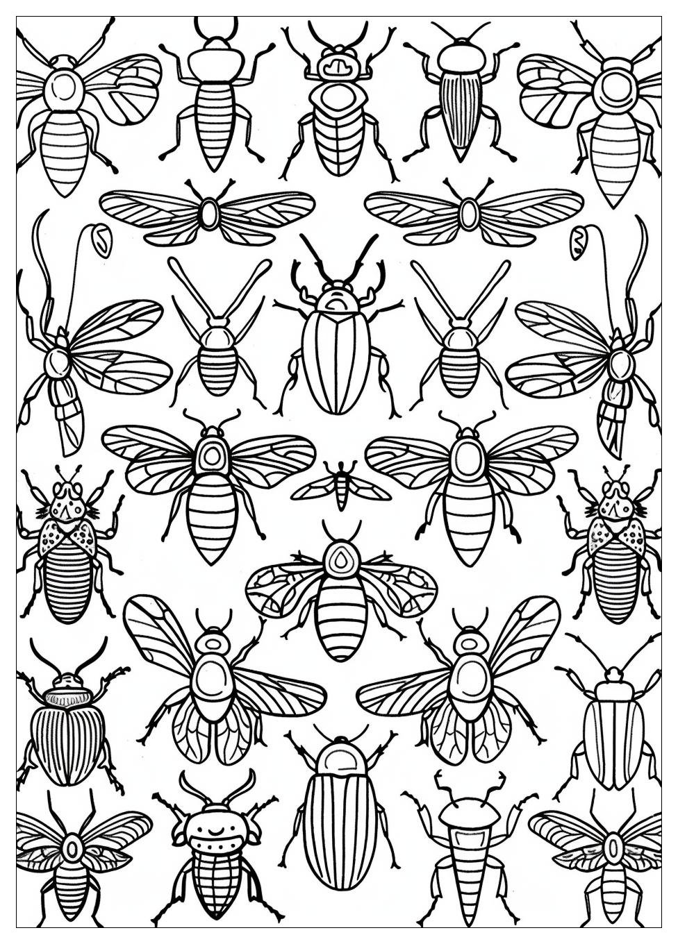 Insects Coloring Pages-4