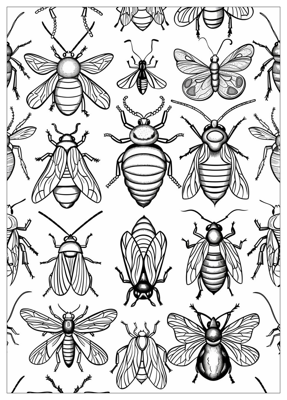 Insects Coloring Pages-5