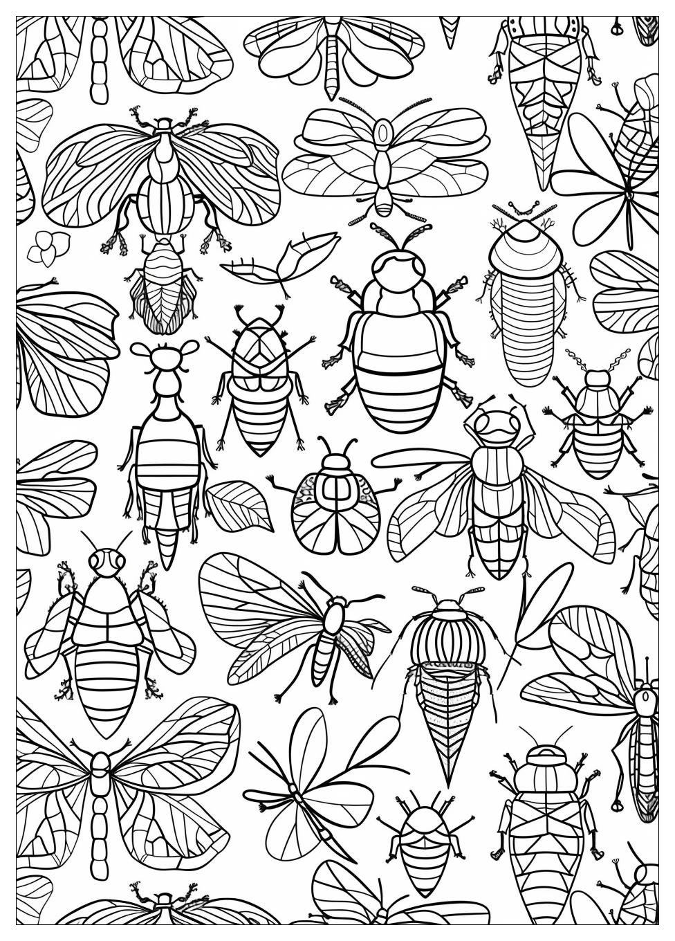 Insects Coloring Pages-6