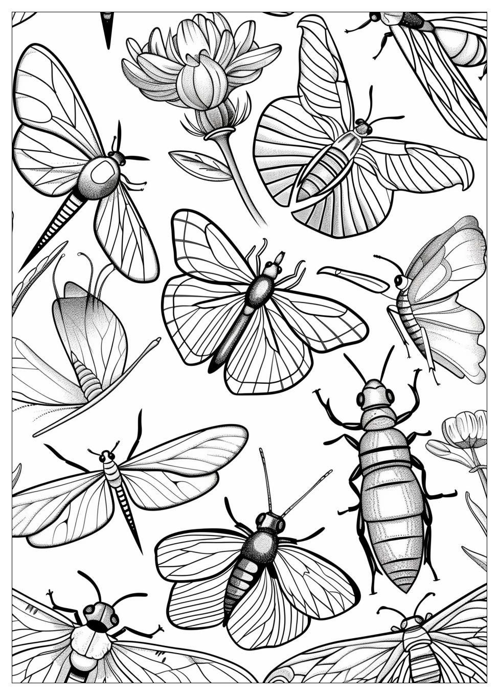 Insects Coloring Pages-7