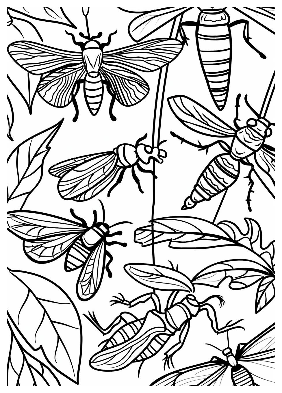 Insects Coloring Pages-8