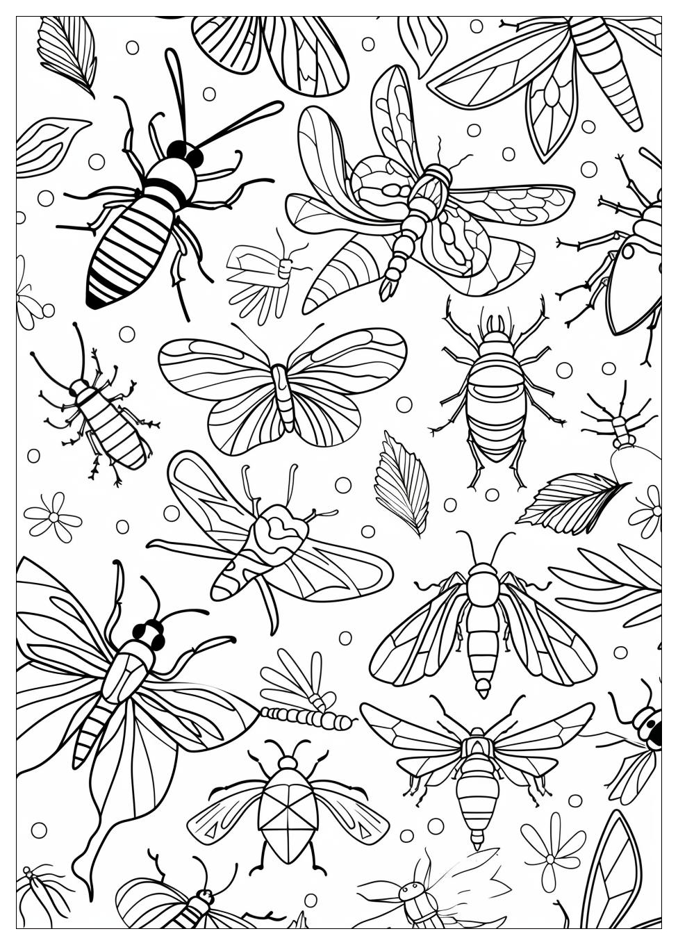 Insects Coloring Pages-9