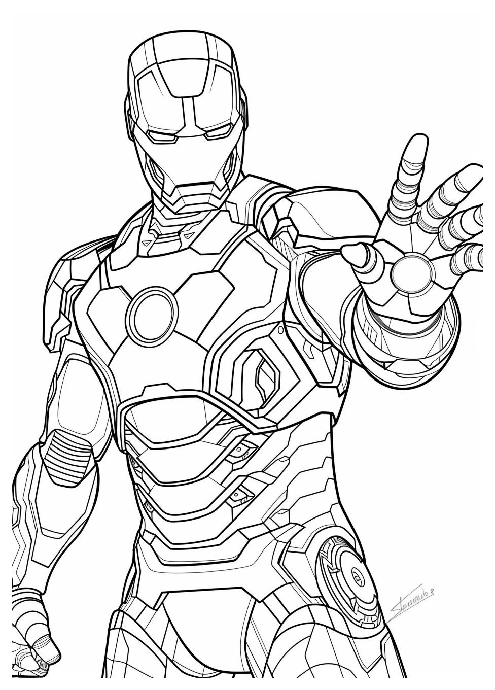 Iron Man Coloring Pages-1