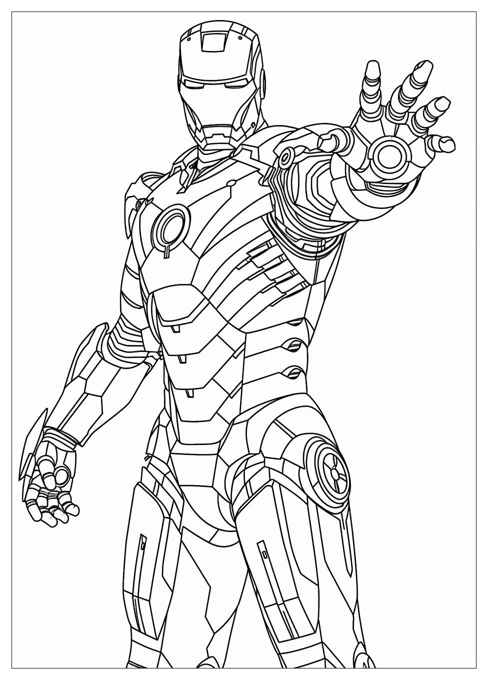 Iron Man Coloring Pages-11