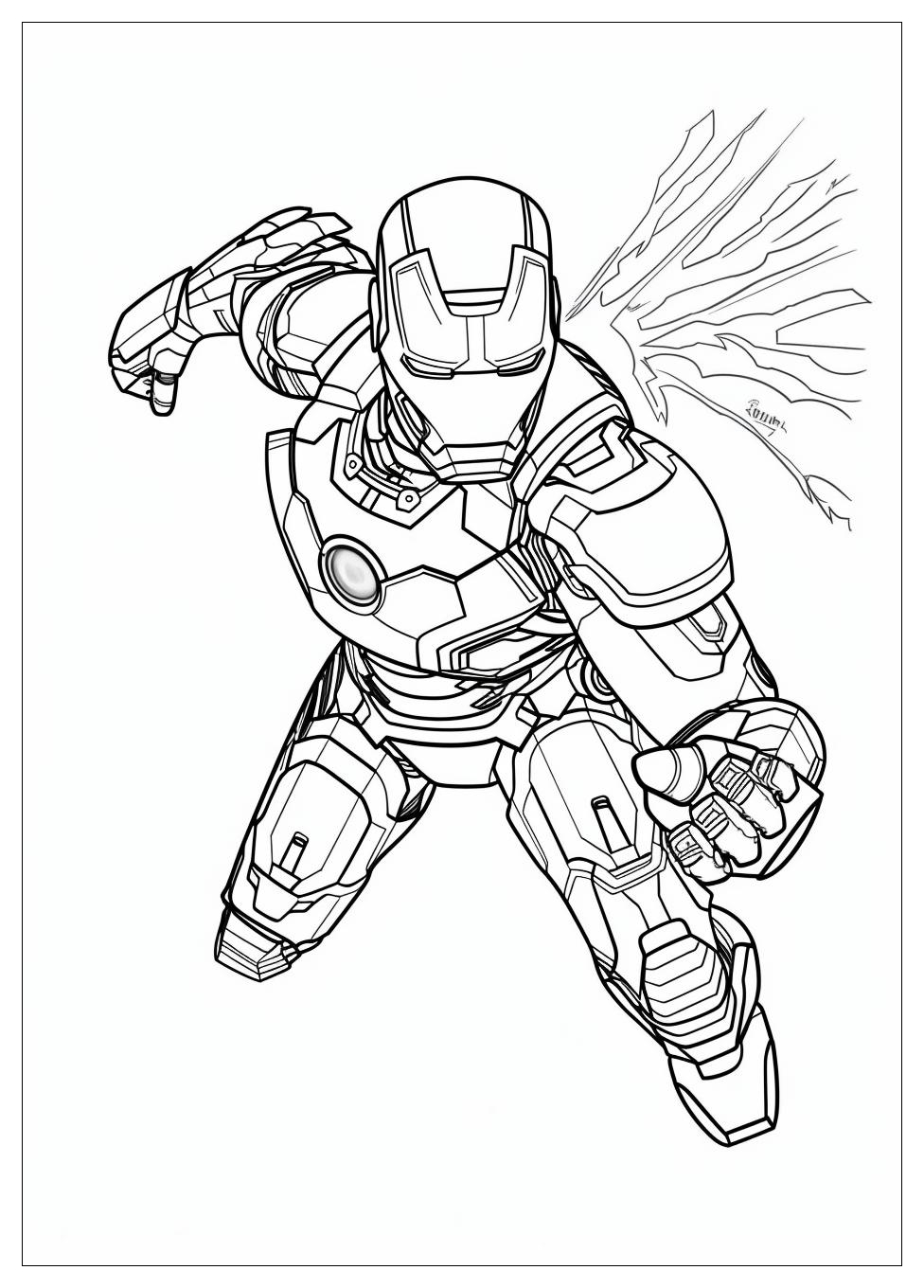 Iron Man Coloring Pages-12