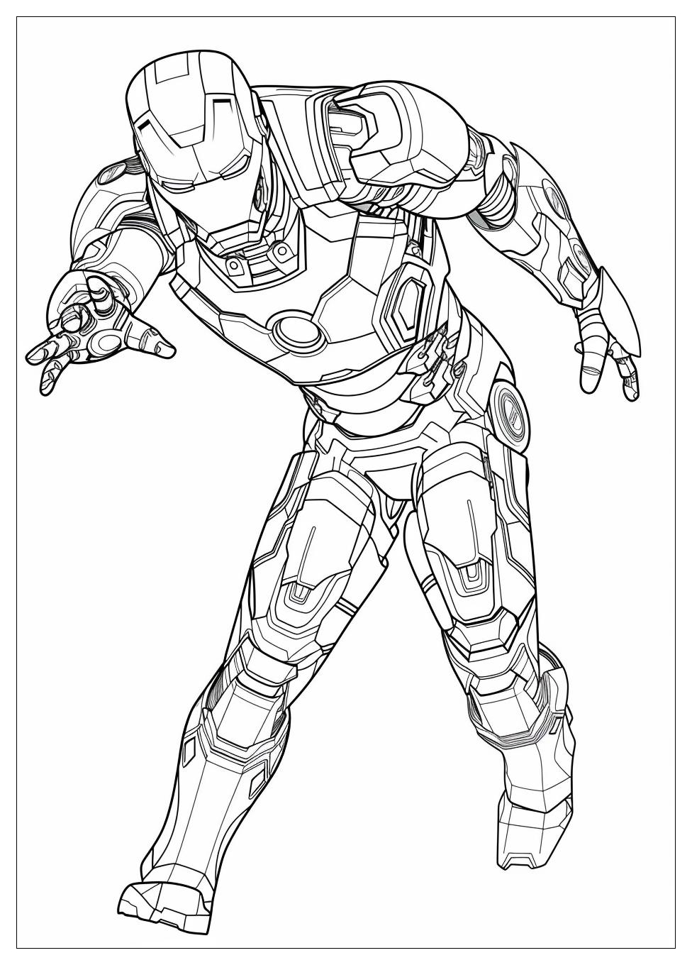 Iron Man Coloring Pages-13