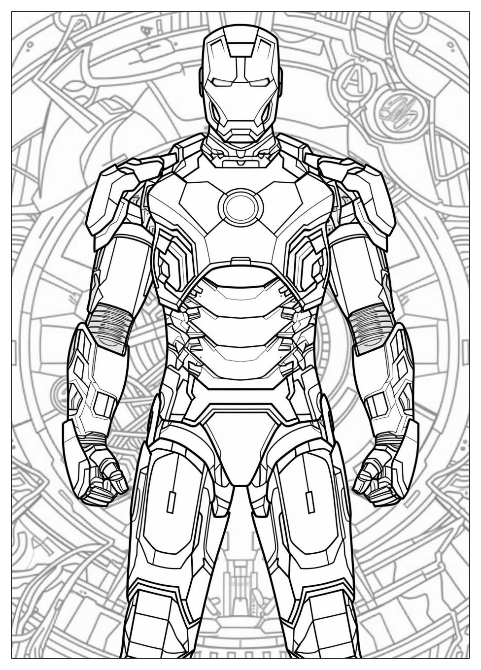 Iron Man Coloring Pages-14