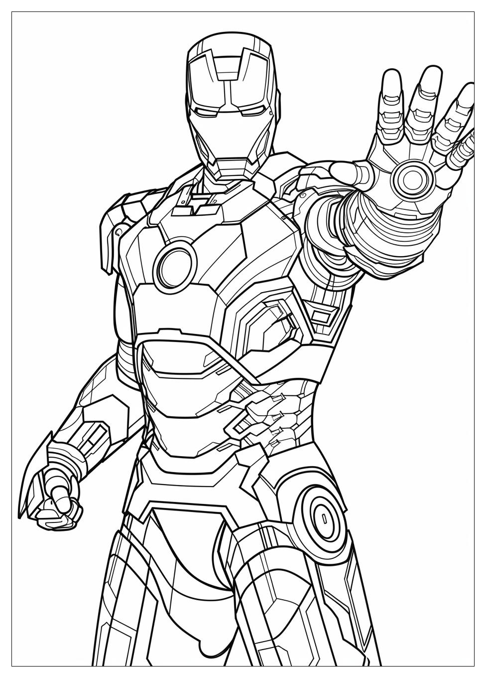 Iron Man Coloring Pages-17