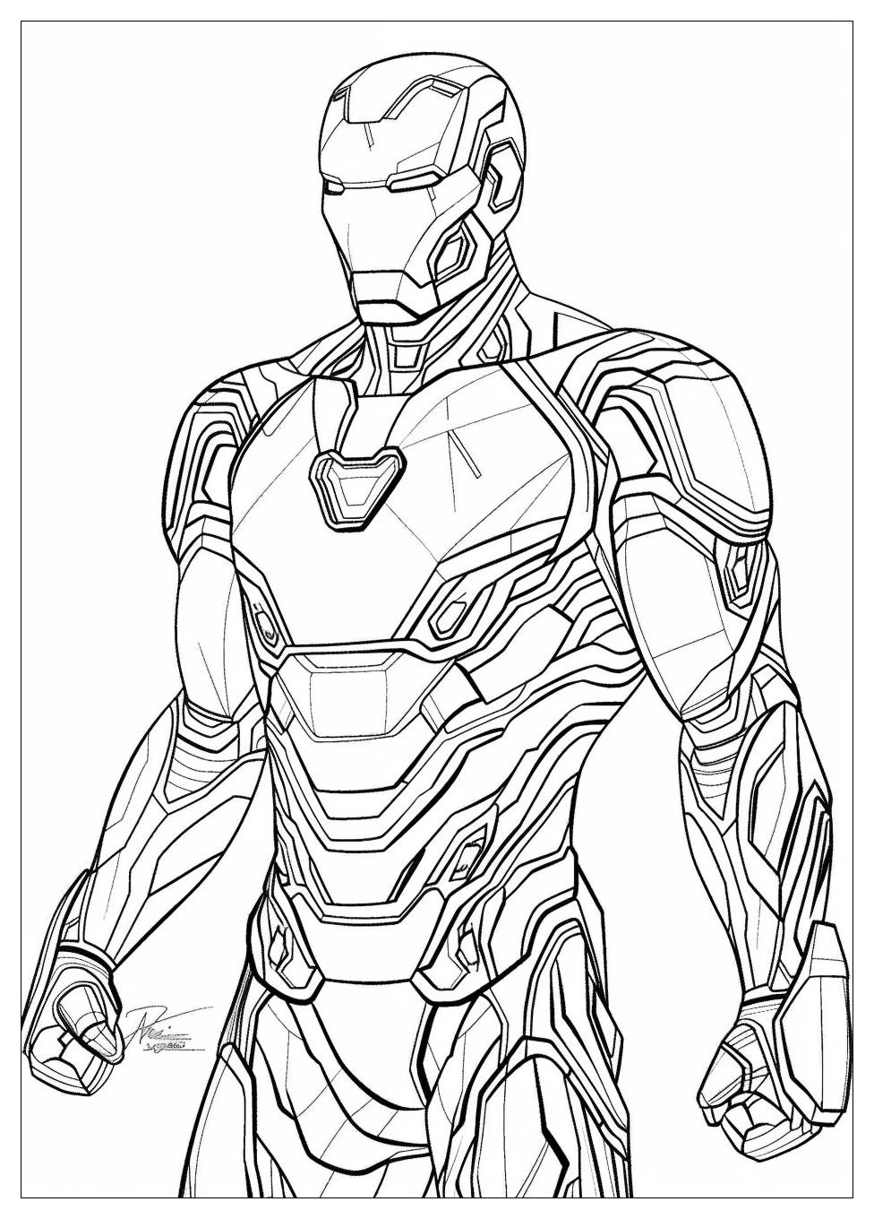 Iron Man Coloring Pages-19