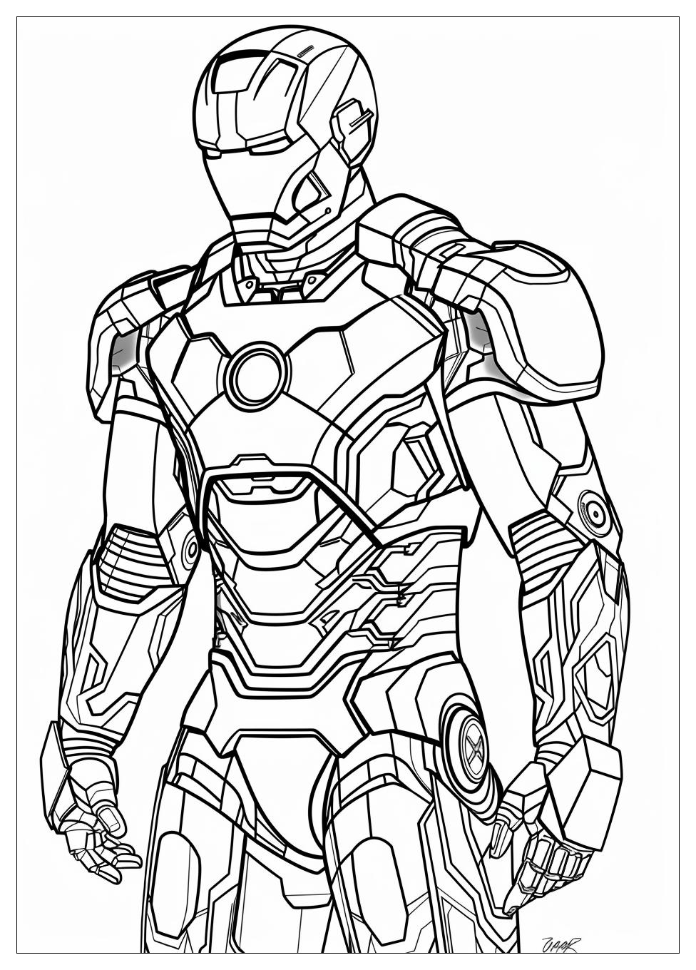 Iron Man Coloring Pages-20