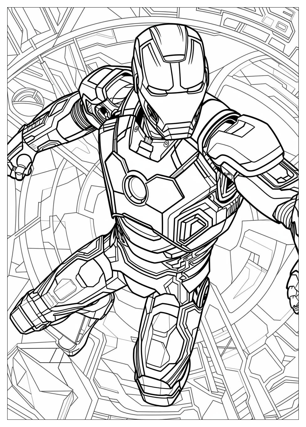 Iron Man Coloring Pages-3