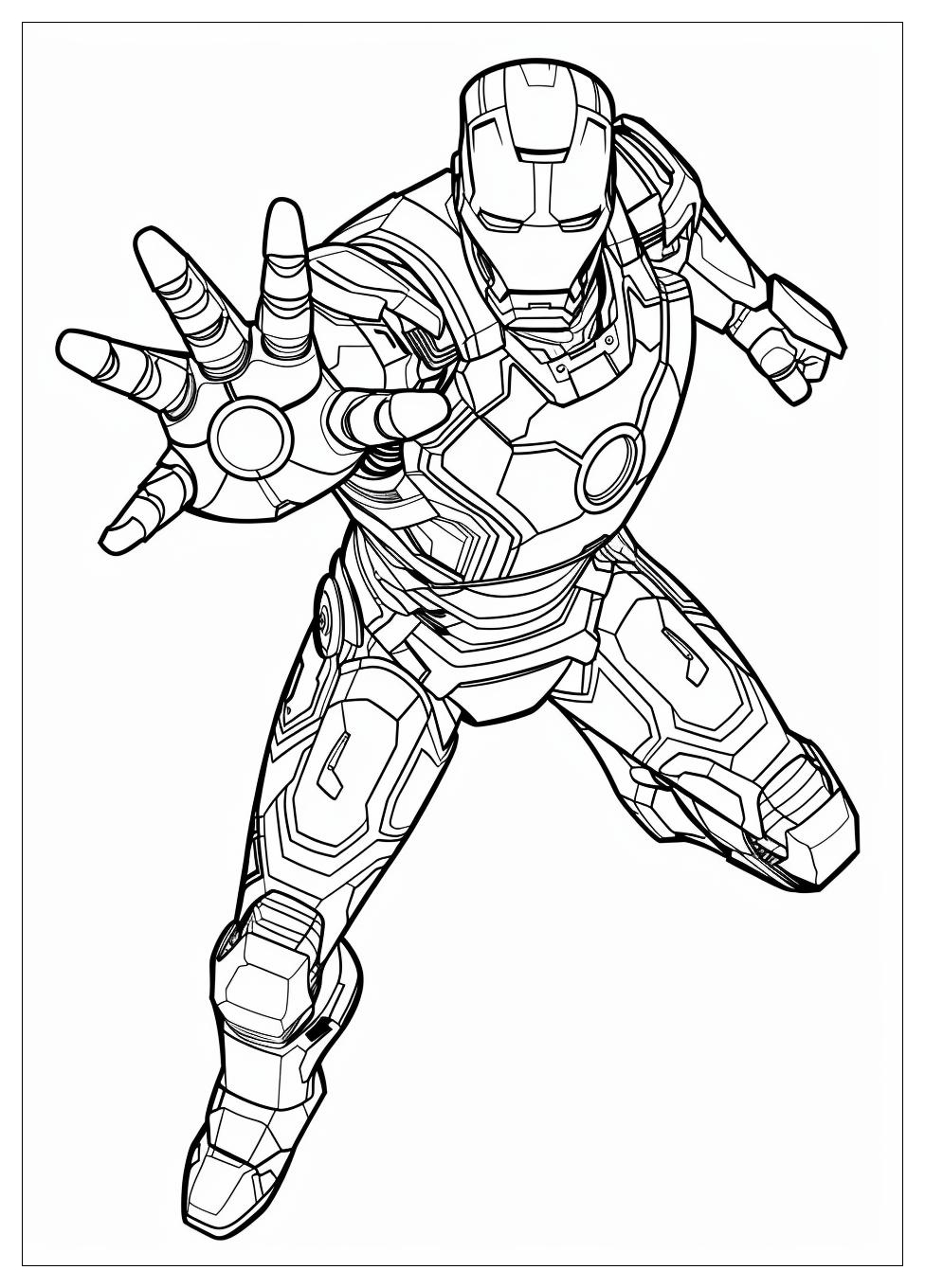 Iron Man Coloring Pages-4