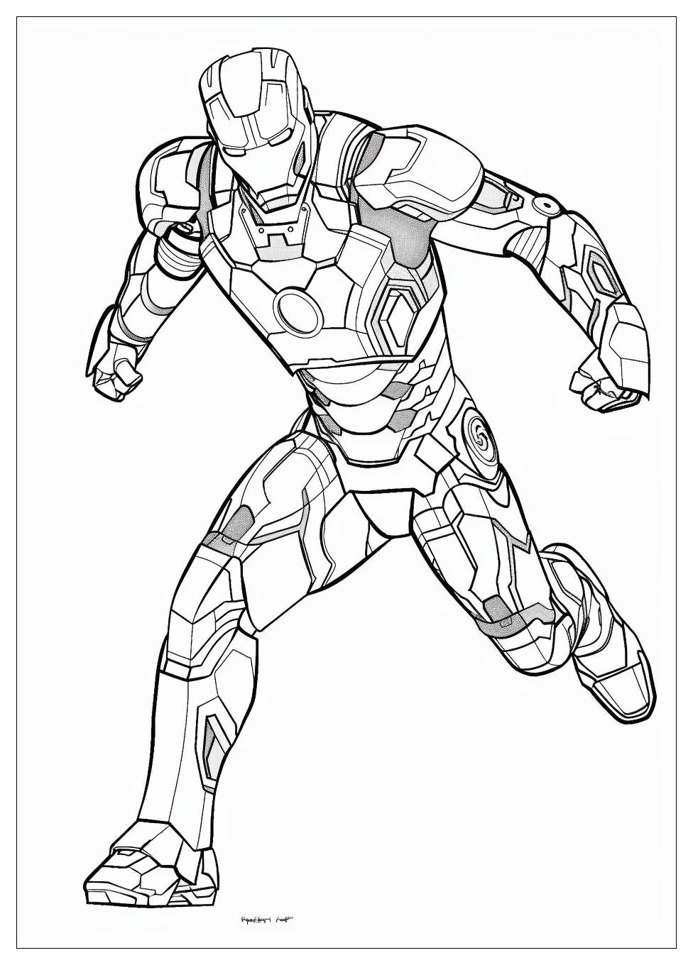 Iron Man Coloring Pages-6