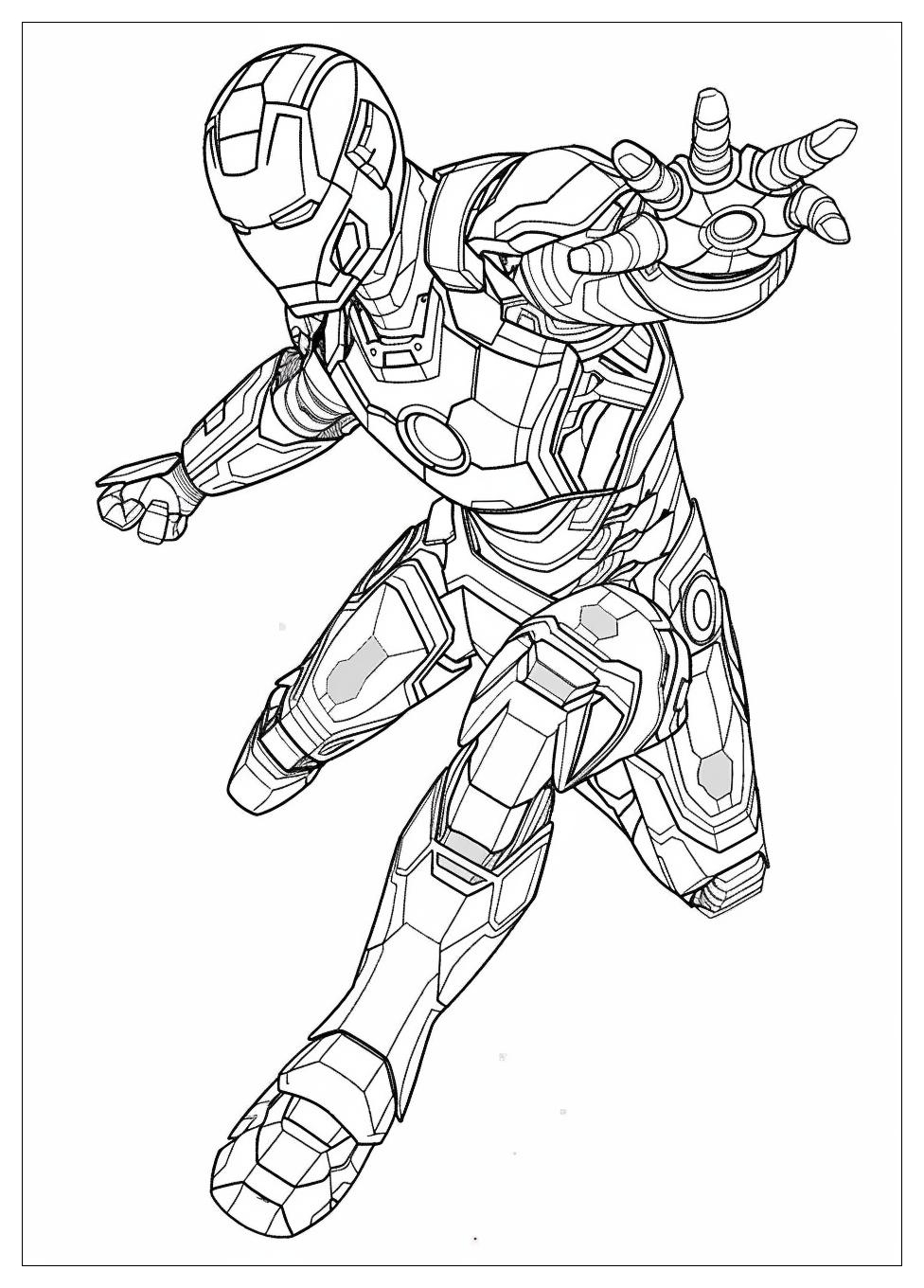 Iron Man Coloring Pages-7