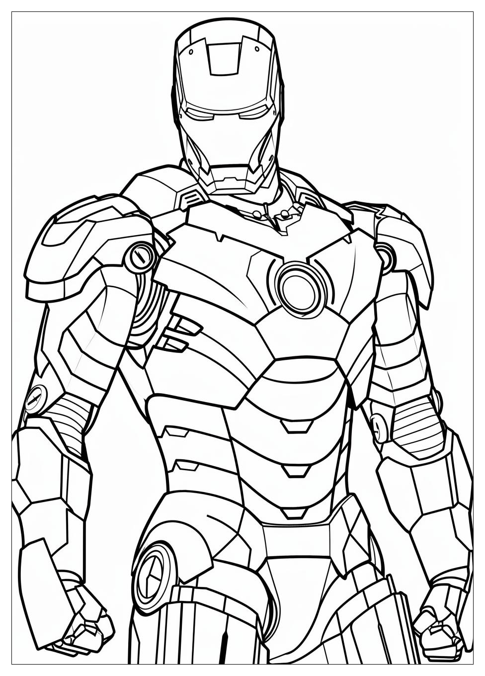 Iron Man Coloring Pages-8