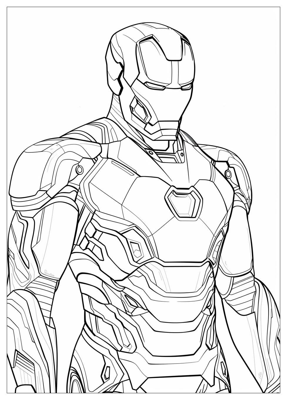 Iron Man Coloring Pages-9