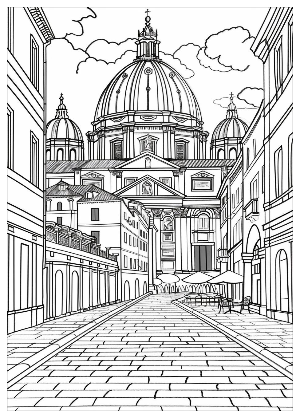 Italy Coloring Pages-13