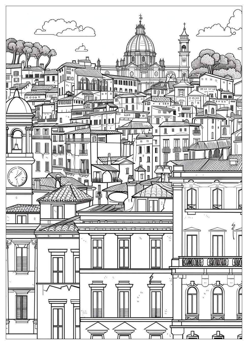 Italy Coloring Pages-20