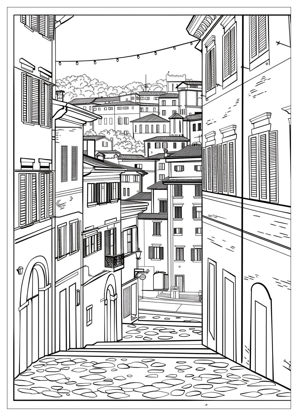 Italy Coloring Pages-5