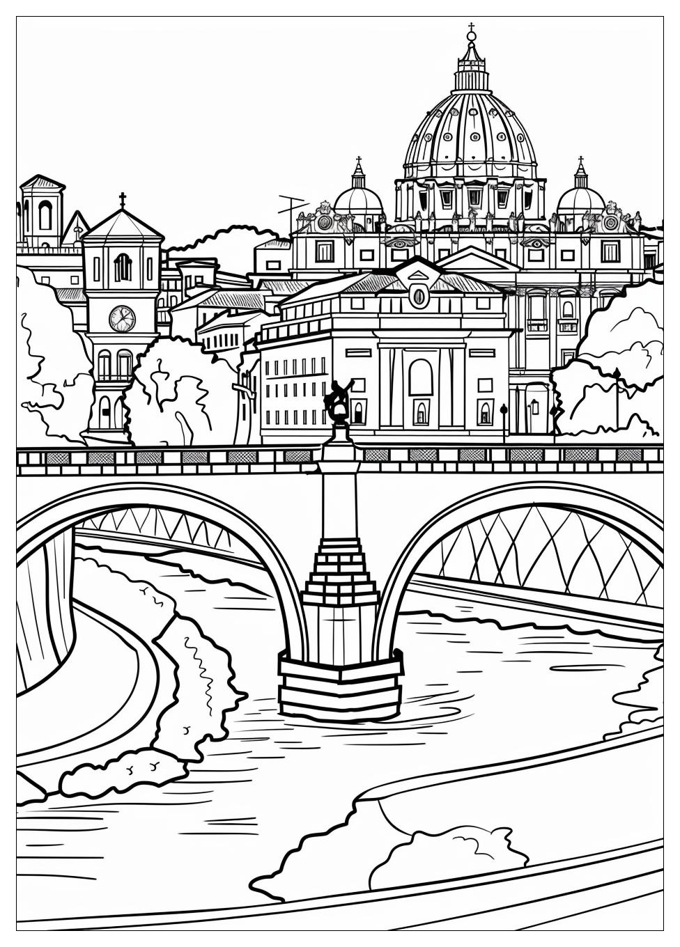 Italy Coloring Pages-8