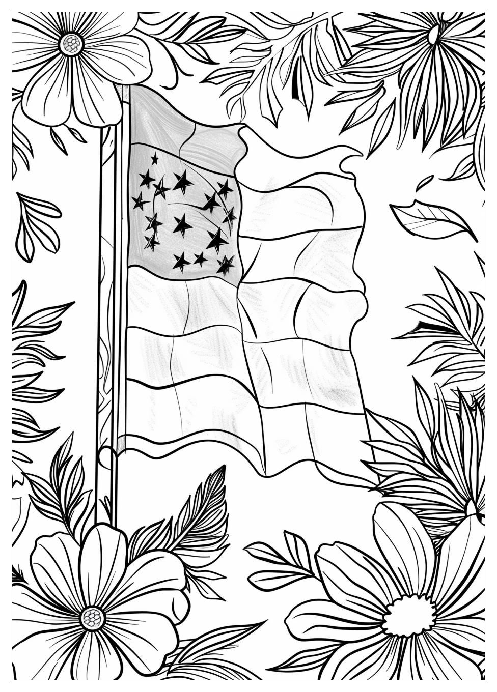 Italy Flag Coloring Pages-13