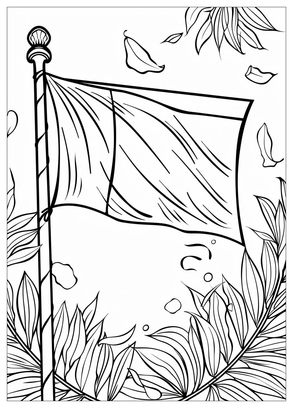 Italy Flag Coloring Pages-14