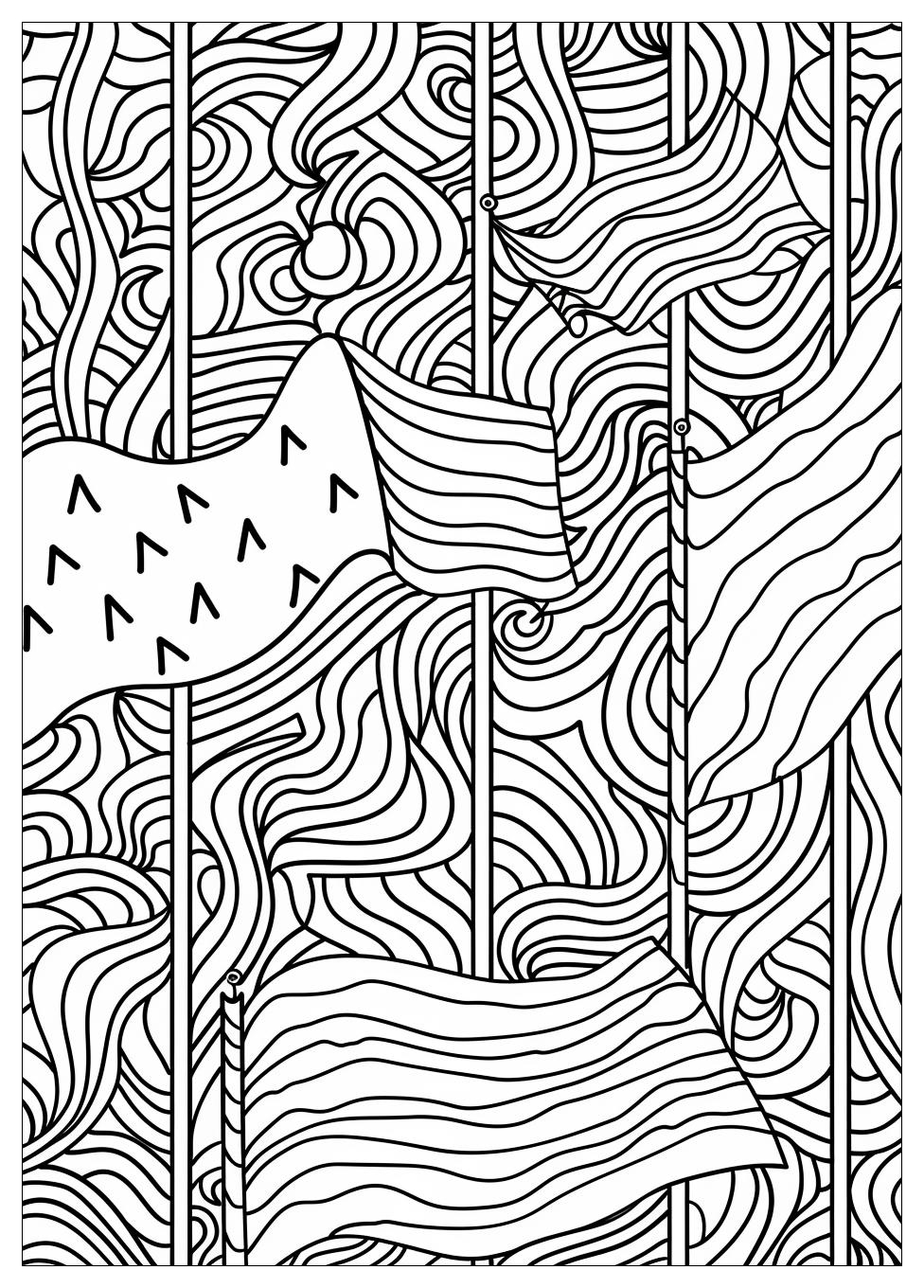 Italy Flag Coloring Pages-17